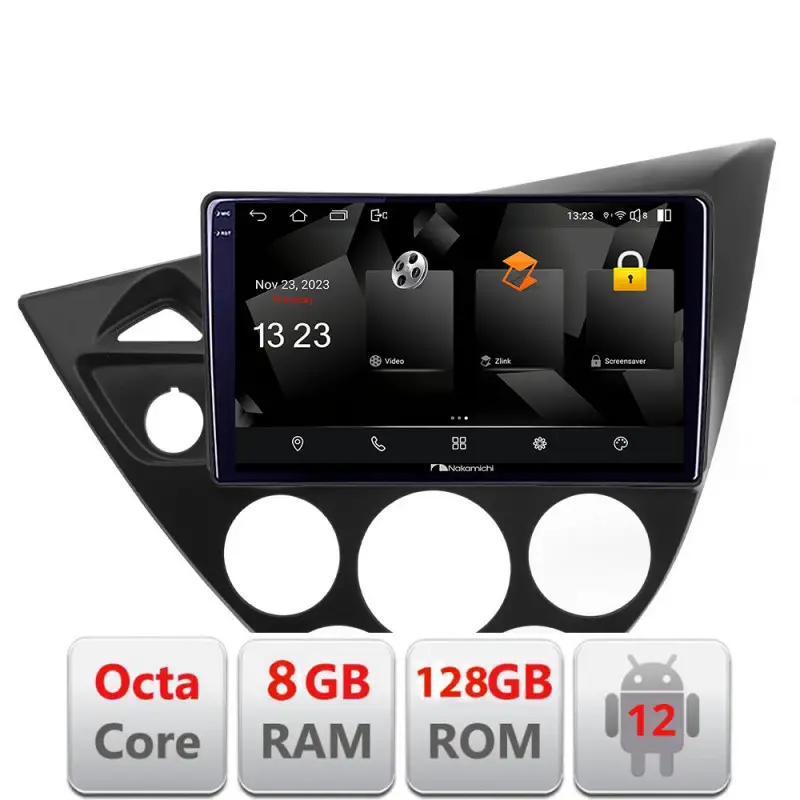 Noutate Navigație Android Ford Focus 1 1998-2004, Octa Core, 8GB RAM, 128GB