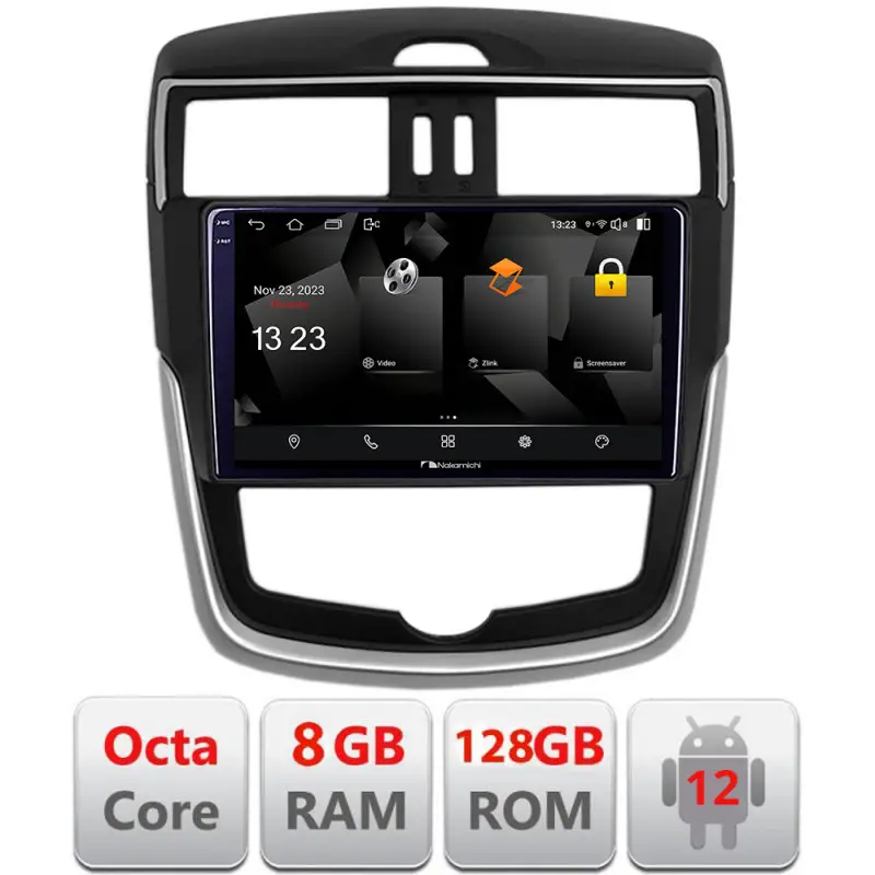 Navigatie Android Nissan Pulsar 2014-2018, 8GB RAM, 128GB, CarPlay Cel mai bun preț