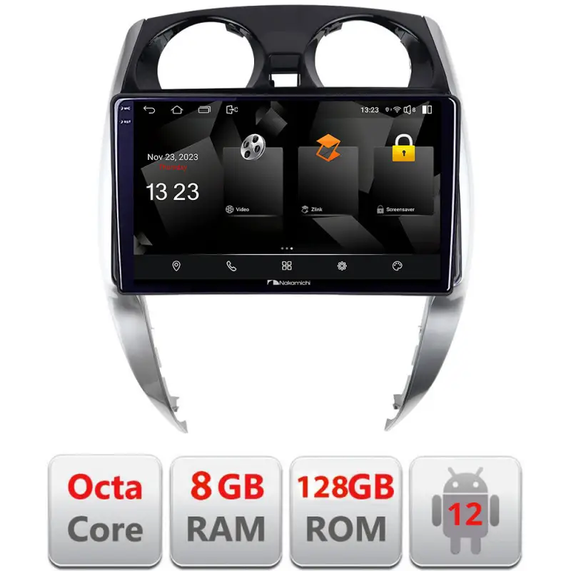 Navigatie Android Nissan Note 2012-2019, Octa Core, 8GB RAM, 128GB, CarPlay Plată securizată