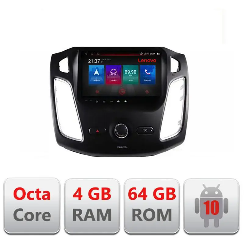 Cumpără acum Navigație dedicată Ford Focus 3 Android 4G GPS Bluetooth DSP 4GB+64GB Resigilată