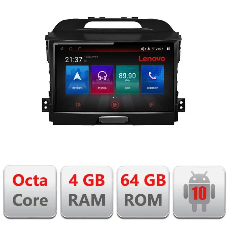 Reduceri Navigație Android Kia Sportage 2011-2015, 4GB RAM, 64GB, 4G, GPS