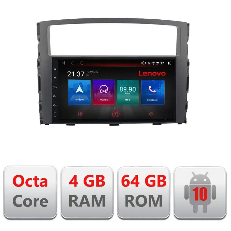 Navigație dedicată Mitsubishi Pajero 2006-2018 Android 4G GPS 4+64GB Discount