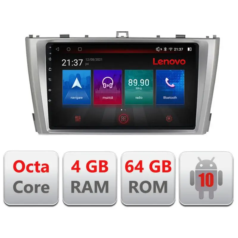 Navigație Android Toyota Avensis 2009-2015, 4GB RAM, 64GB, 4G Cel mai bun preț