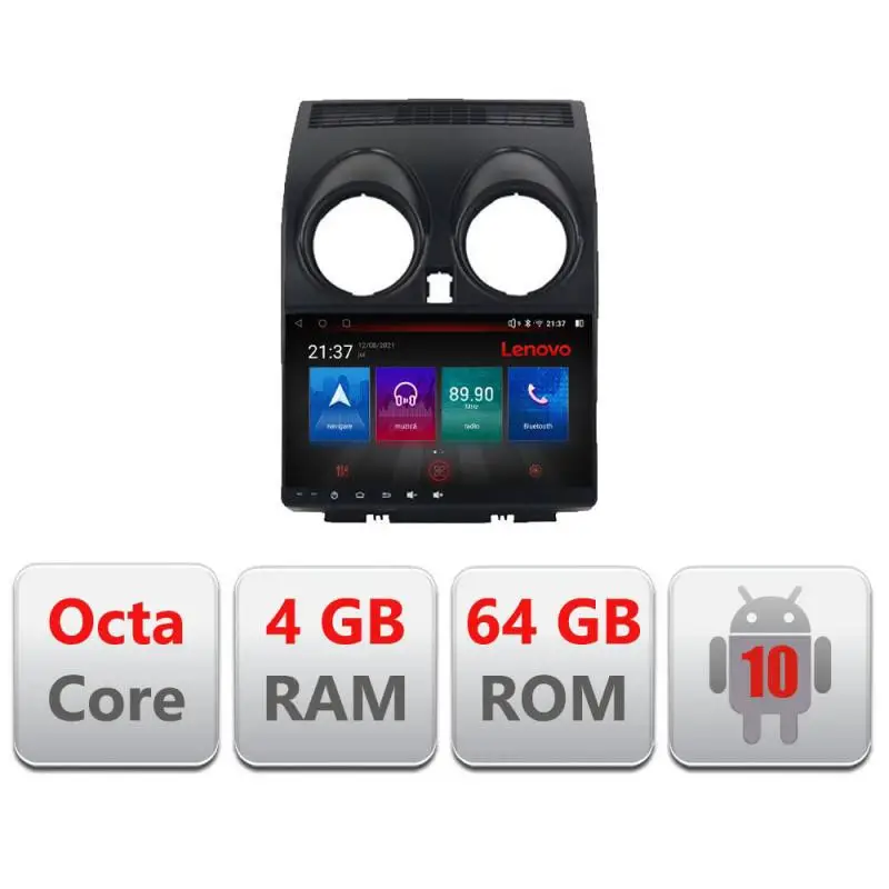 Popular Navigație Nissan Qashqai 2007-2013 Android 4G GPS WiFi 4GB RAM 64GB