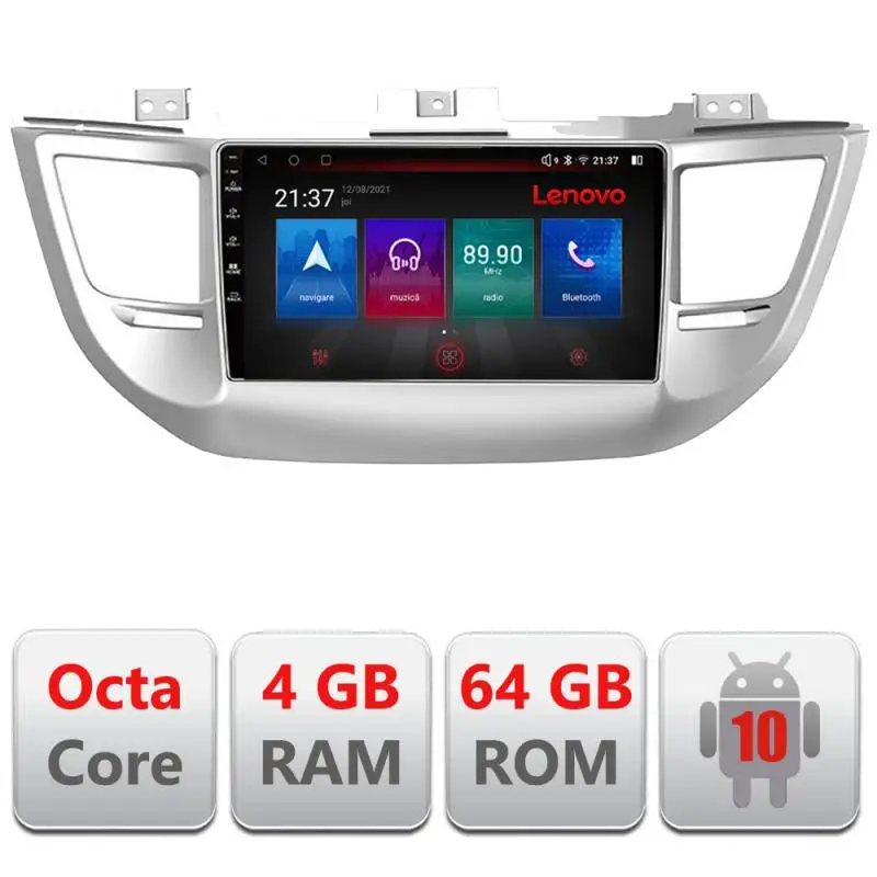 Navigație Hyundai Tucson 2015-2019 Android 4G GPS WiFi 4GB RAM 64GB Resigilată Preferatul clienților