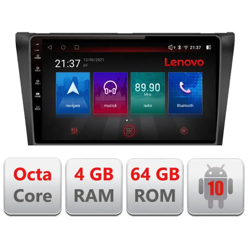 Ofertă de sezon Navigație Mazda 3 2009-2014 Android 4G GPS WiFi Bluetooth DSP 4+64GB