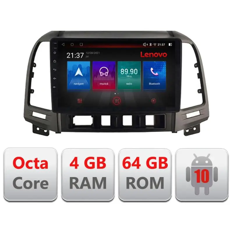 Navigație Hyundai Santa Fe 2006-2011 Android 4G GPS Bluetooth DSP 4GB/64GB Resigilată Cel mai bun preț