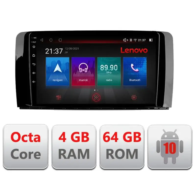 Promoție Navigație Android Mercedes Clasa R W251 4G GPS Bluetooth DSP 4GB+64GB Resigilată