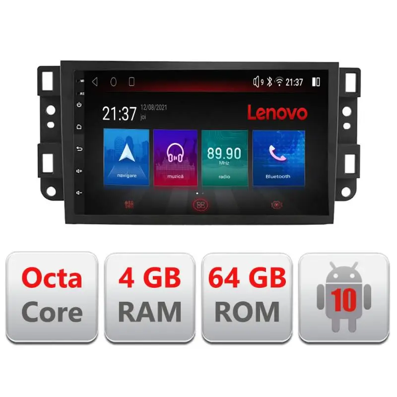 Ofertă de sezon Navigație Android Chevrolet Captiva 2008-2012, 4GB RAM, 64GB, 4G, GPS