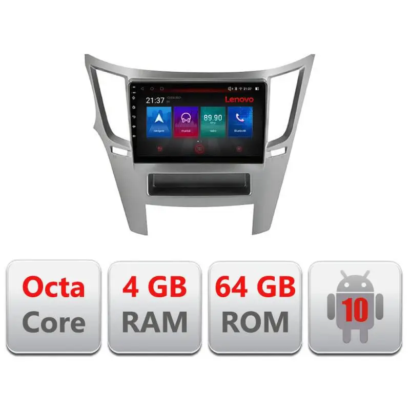 Navigație Android Subaru Legacy 2010-2015, 4G, GPS, Bluetooth, 4+64GB Reducere de preț