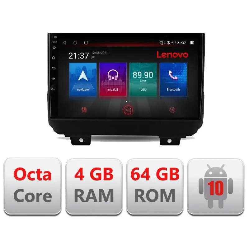 Vezi acum Navigație dedicată Jeep Wrangler 2018+ Android 4G, 4GB RAM, 64GB, resigilată