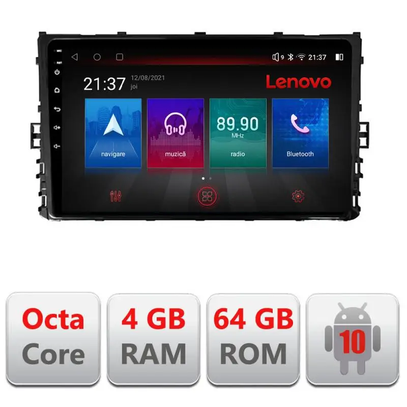 Navigatie VW 2DIN Android 4G, GPS, Bluetooth, 4GB RAM, 64GB, Resigilata Ofertă