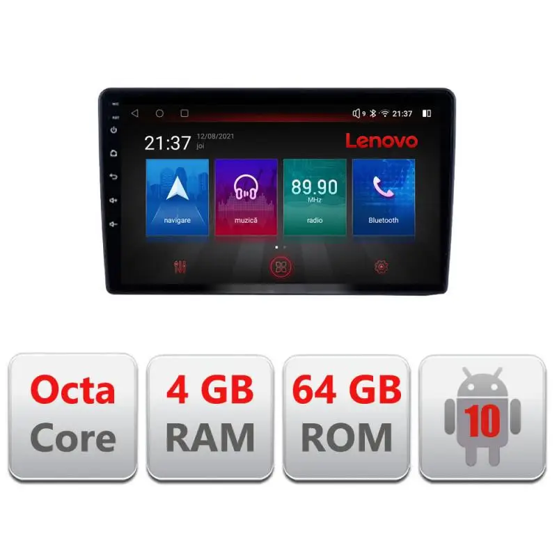 Navigatie Android Nissan Navara 2006-2014, 4GB RAM, 64GB, 4G, GPS Disponibil imediat