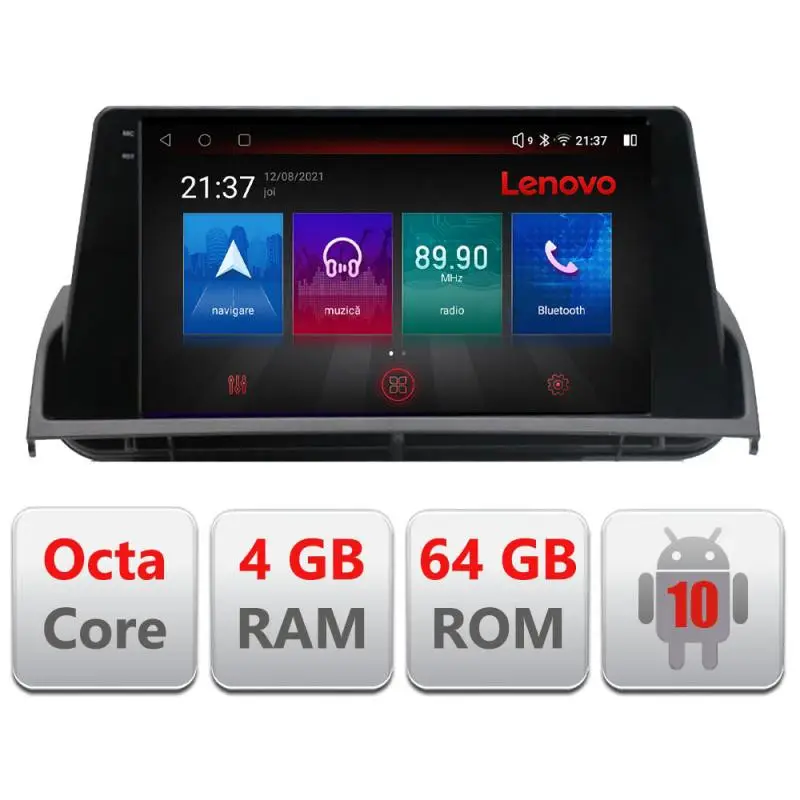 Navigație Mazda 6 2013-2017 Android 10, 4GB RAM, 64GB, 4G, GPS, resigilată Ofertă limitată