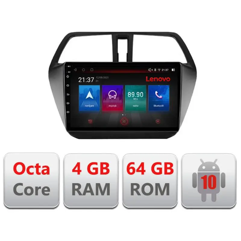 Navigație dedicată Suzuki S-Cross Android 4G GPS Bluetooth DSP 4GB+64GB Plată sigură
