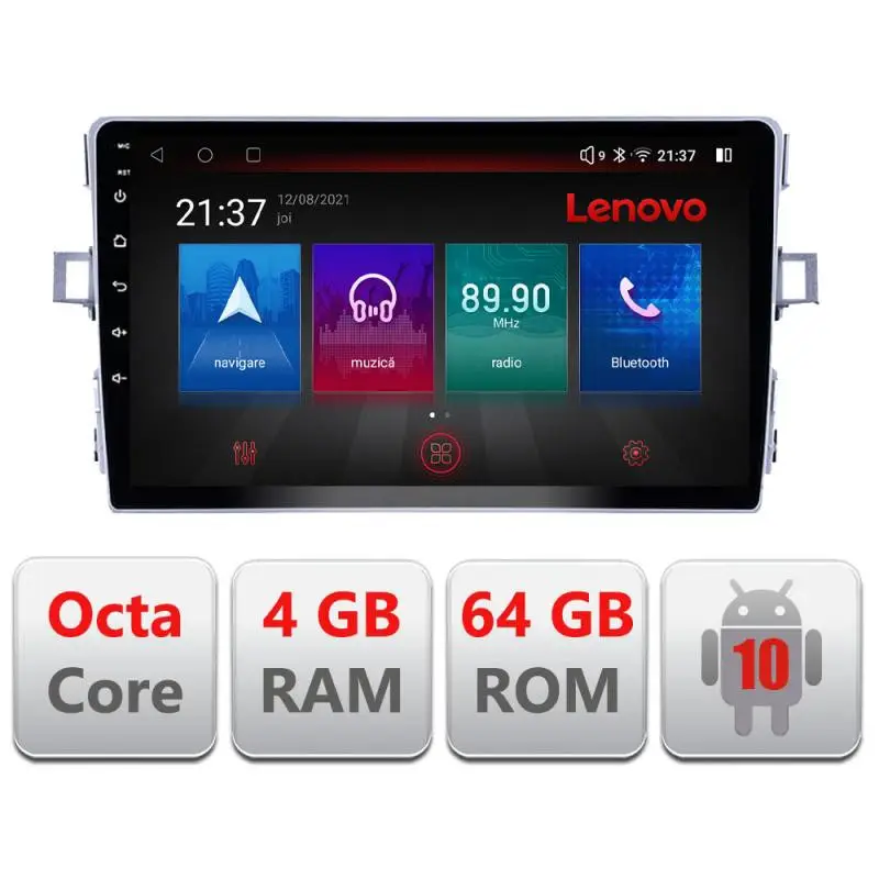 Navigație dedicată Toyota Verso 2011-2016 Android 4G GPS 4GB RAM 64GB Resigilată Preț mic