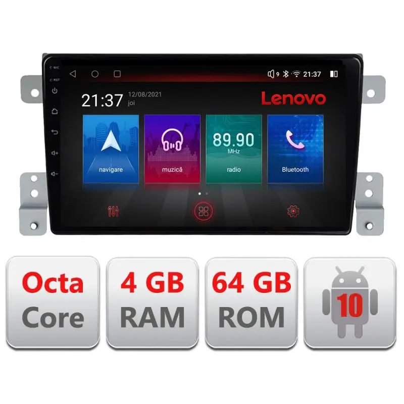 Noutate Navigație Android Suzuki Grand Vitara 2005-2015, 4GB RAM, 64GB, 4G