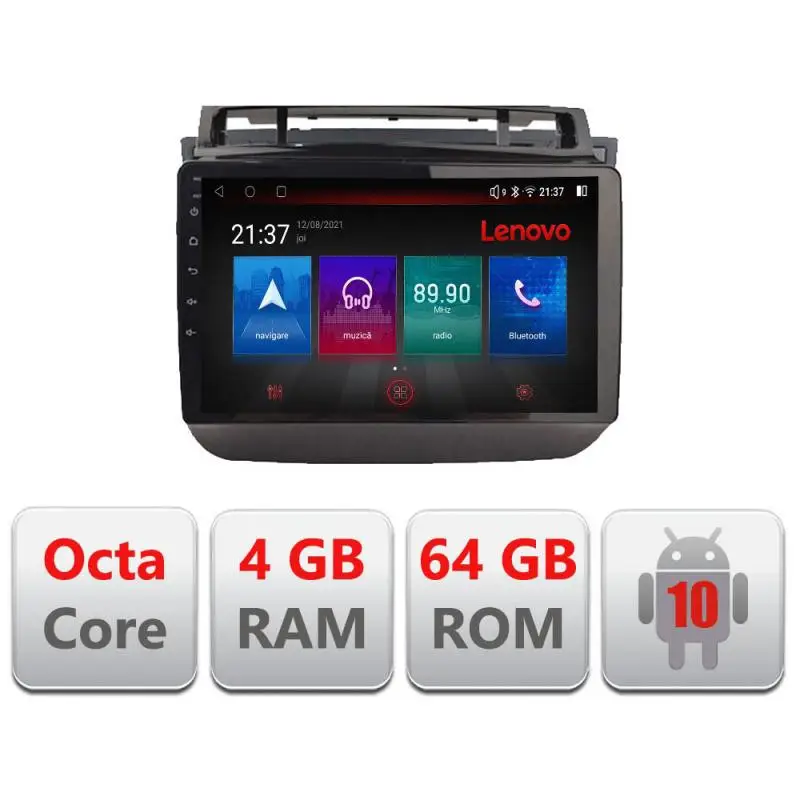 Reducere Navigatie Android VW Touareg 2012-2019 Lenovo 4GB RAM 64GB 4G Resigilata