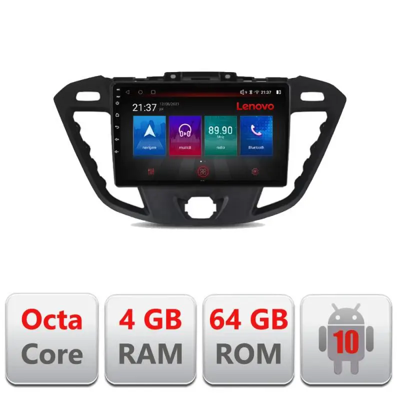 Reducere extra Navigație dedicată Ford Transit Custom Android 4G GPS Bluetooth 4+64GB Resigilată