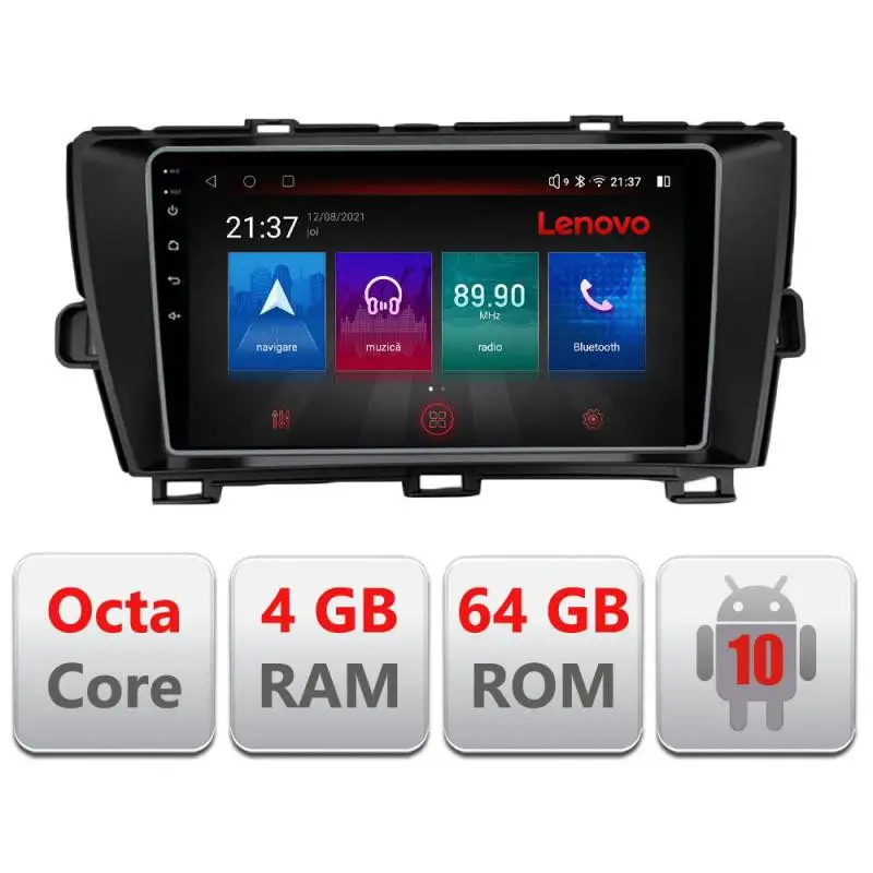 Navigatie dedicata Toyota Prius 2009-2014 Android 4GB RAM 64GB 4G Ultima șansă