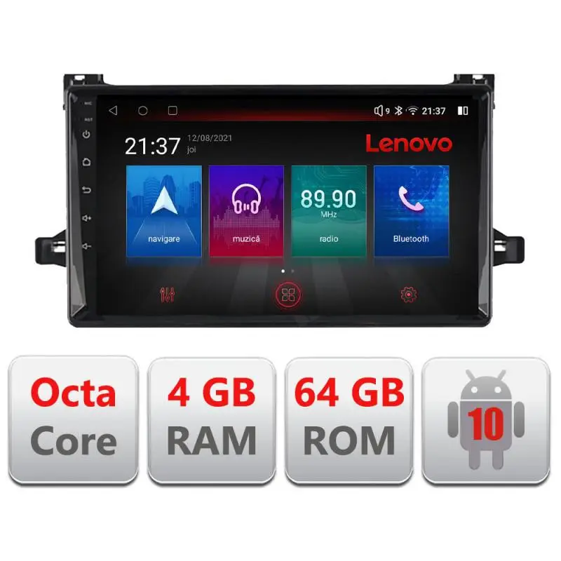 Preț promoțional Navigatie Android Toyota Prius 2015+ Lenovo 4GB RAM 64GB 4G Resigilata