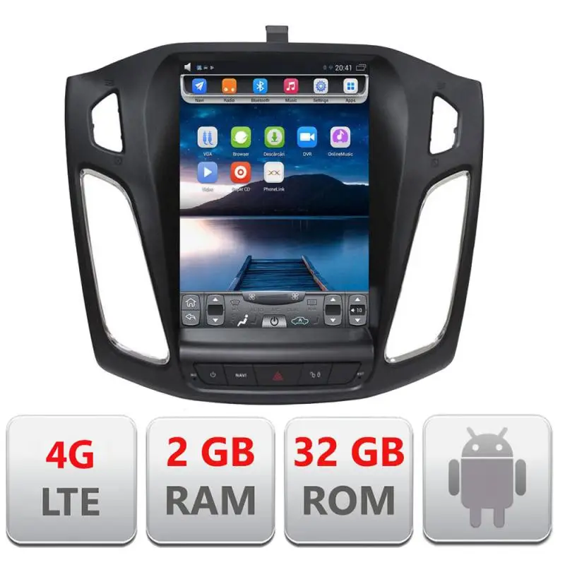 Navigație Android Ford Focus 2011-2018 EDT-T150, ecran tip Tesla Chilipir