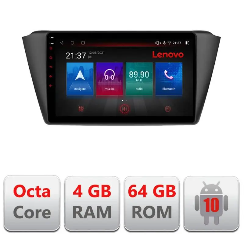 Super ofertă Navigație dedicată Skoda Fabia 2015+ Android 4G GPS Bluetooth 4GB+64GB