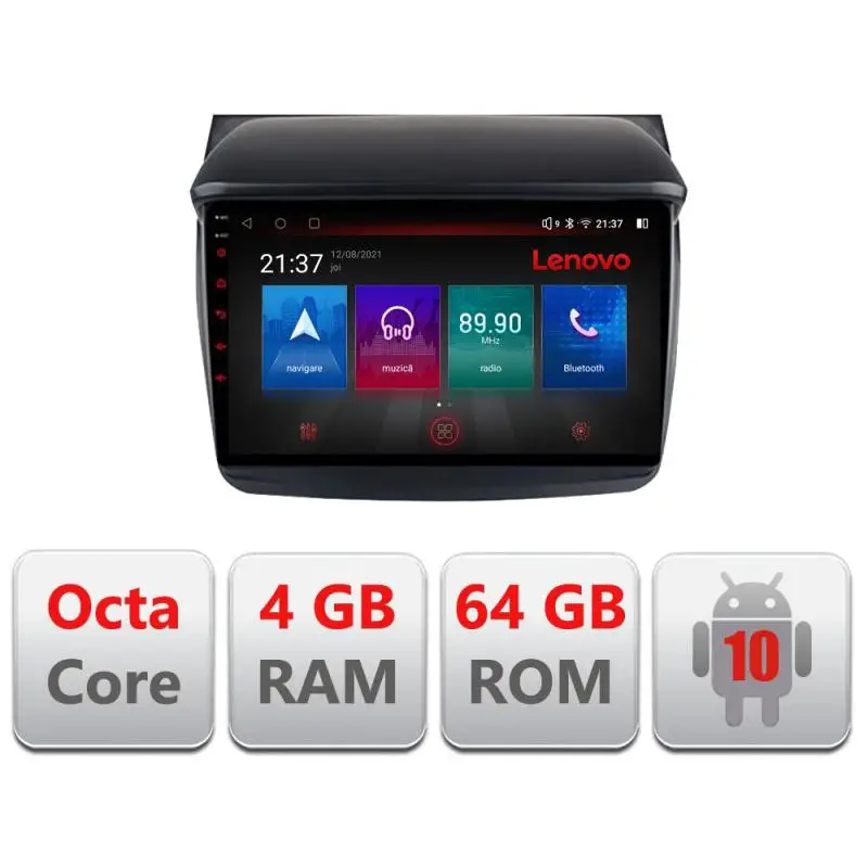 Navigație Mitsubishi L200/Pajero 2006-2013 Android 4G GPS DSP 4GB+64GB Comandă acum