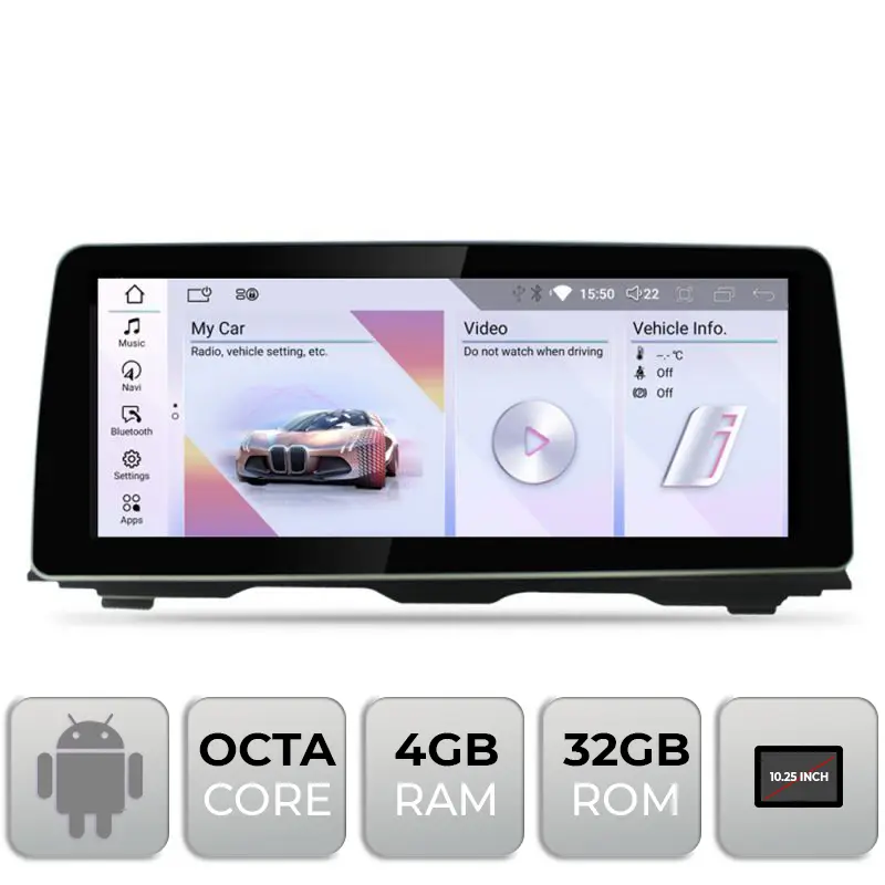 Navigatie BMW X6 F15/F16 NBT Pro 4GB RAM 32GB, ecran 10.25 inch Reduceri
