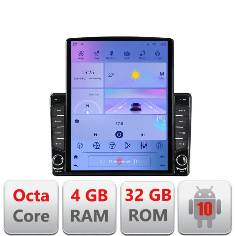 Navigatie Audi A4 B6 tip Tesla 9.7 inch Android GPS 4G 4+32GB Mai ieftin