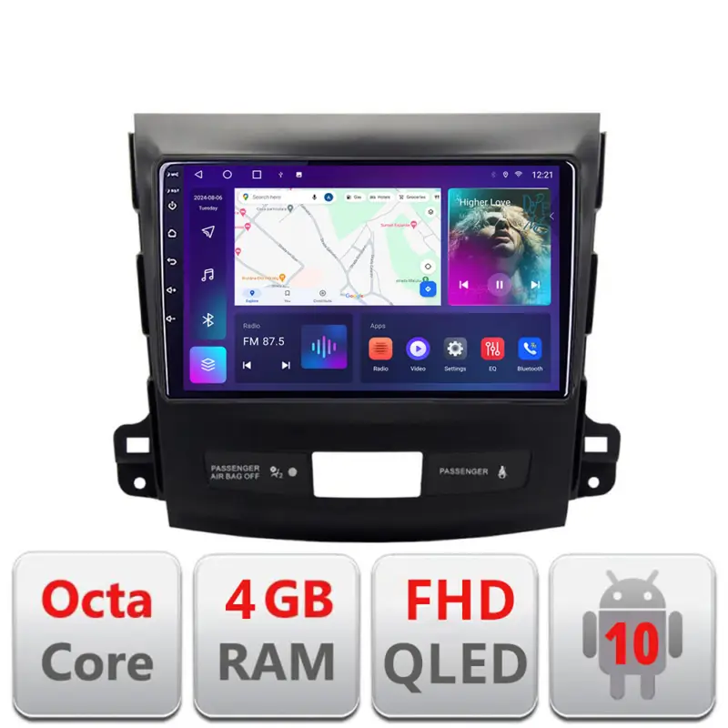 Preț redus Navigatie Android QLED Mitsubishi Outlander 2007-2012, 4GB+64GB