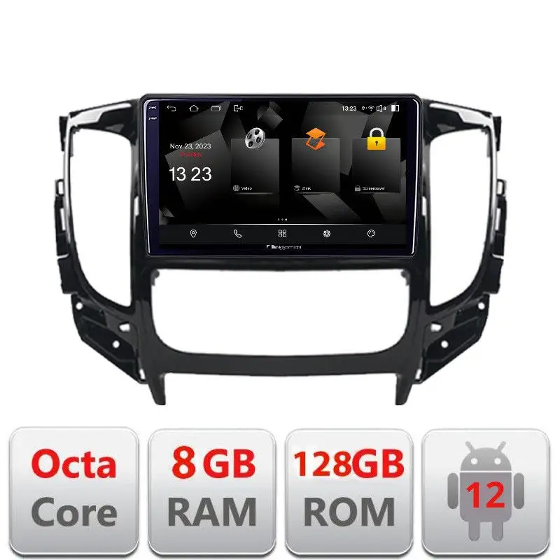 Navigatie Android Mitsubishi L200 2014-2020, 8GB RAM, 128GB, QLED 2K Preferatul clienților