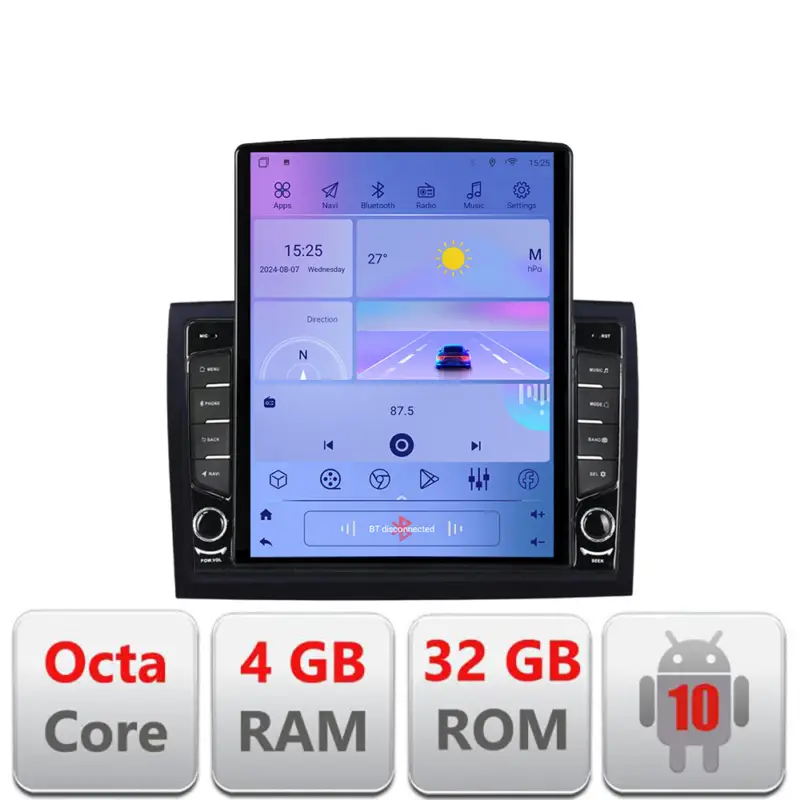 Navigatie Android Fiat Ducato 2006+ Tesla 9.7 inch, 4GB RAM, 32GB, 4G Expediere rapidă