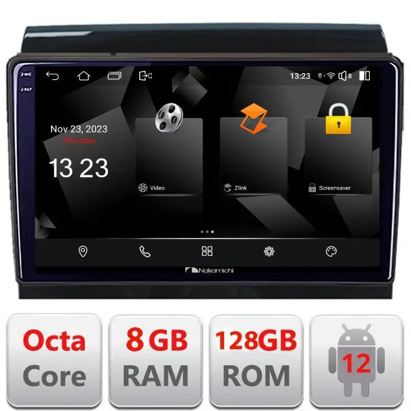 Navigație Android Fiat Ducato/Jumper/Boxer 2006-2018 2K QLED 8GB+128GB 4G Retur ușor