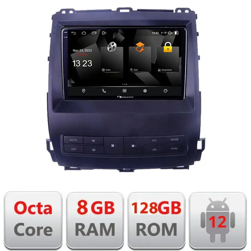 Navigatie Toyota Prado J120 2002-2009 Android 2K QLED 8GB RAM 128GB Ofertă