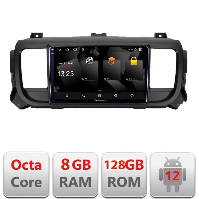 Discount Navigație Android 2K QLED 8+128 GB pentru Citroen Jumpy, Proace, Traveller