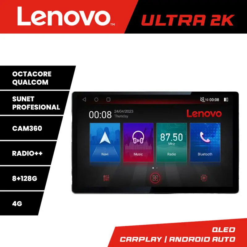 Navigație Android 13” 2K Opel Movano / Renault Master 2020+ 8GB RAM 128GB Livrare gratuită