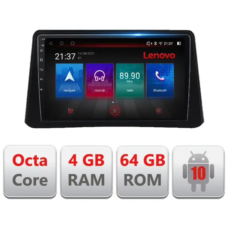 Navigație Opel Mokka 2012-2016 cu Android 10, 4G, GPS, Bluetooth, 4GB+64GB Livrare expres