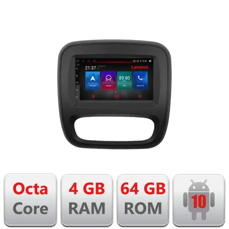 Navigație Renault Trafic 2014-2018 Android 4GB RAM 64GB GPS 4G Resigilată Reducere specială