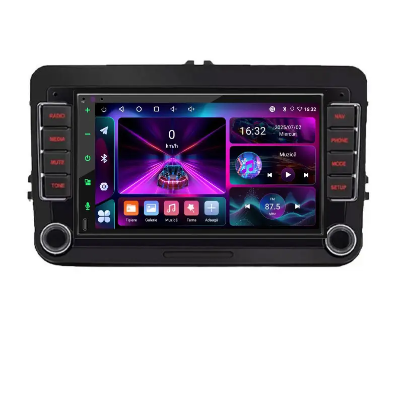 Retur ușor Navigație auto dedicată VW Skoda Seat 7 inch, 4+64GB, CarPlay