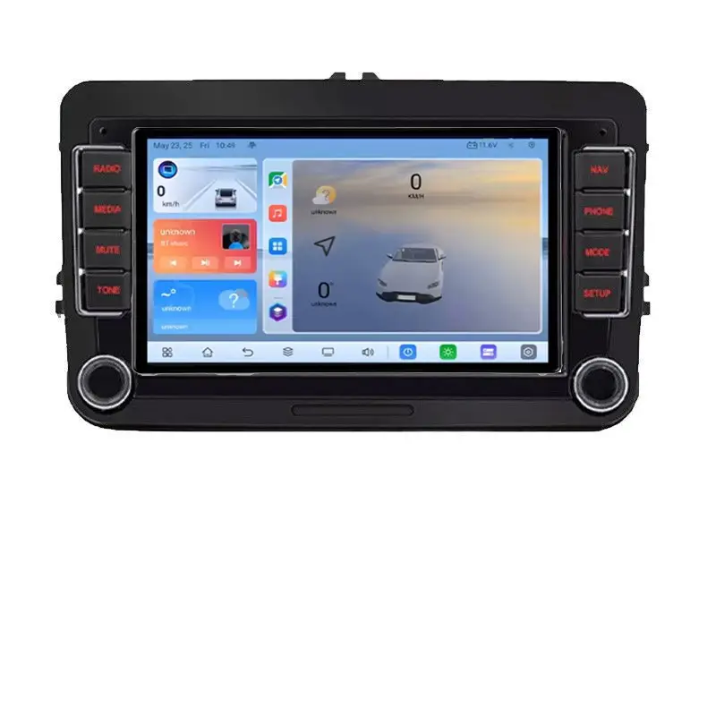 Cel mai vândut Navigație Android 7 inch pentru VW Skoda Seat, 4GB RAM, 32GB, 4G, CarPlay