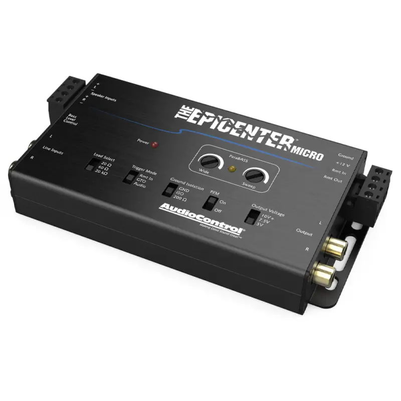 Disponibil imediat Procesor de sunet AudioControl Epicenter Micro, 2 canale, restaurare digitală bass