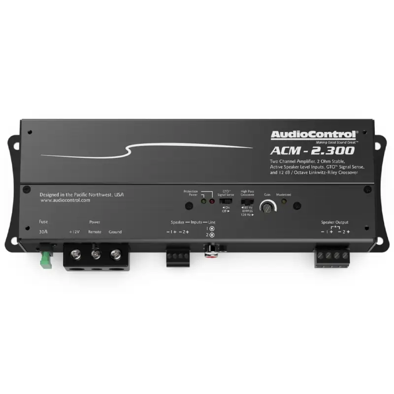Plată sigură Amplificator auto compact AudioControl ACM-2.300, 2 canale, clasa D, 2x150W