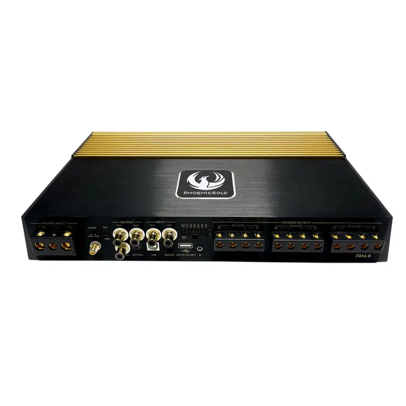 Amplificator auto Phoenix Gold ZQA6.8 cu DSP, 6 canale, 6 x 150W Livrare expres