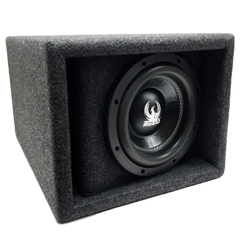 Ofertă Subwoofer auto pasiv cu incinta Phoenix Gold 8 inch, 500W RMS, bass reflex