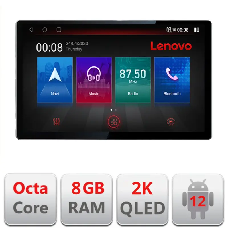 Livrare rapidă Navigatie dedicata Lenovo pentru Honda FR-V 2004-2009, QLED 13 inch, 8GB RAM