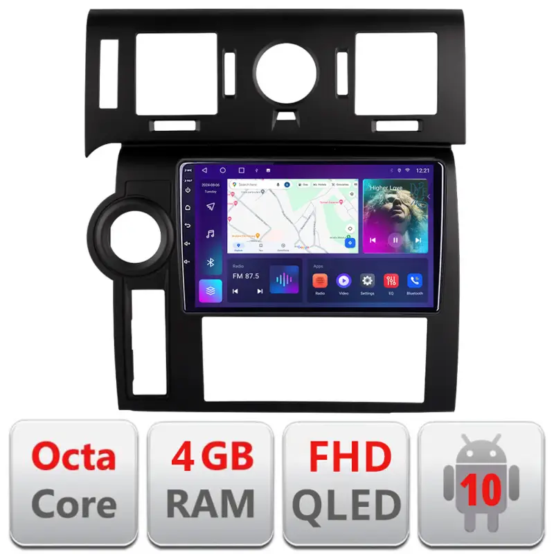 Navigație dedicată Hummer H2 2008-2010 cu Android, GPS, CarPlay și Android Auto Chilipir