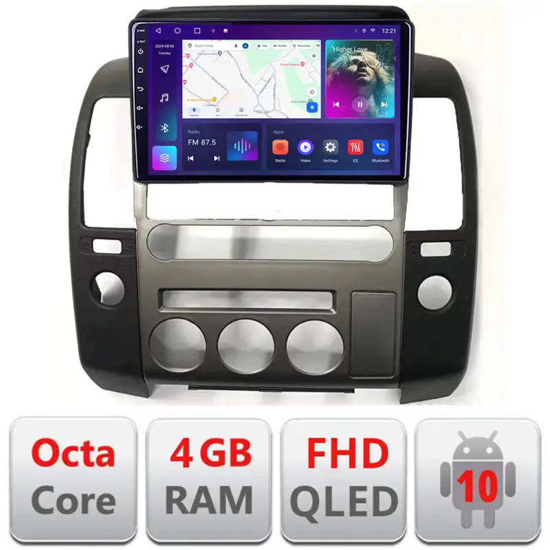Navigație dedicată Nissan Pathfinder Navara cu Android, GPS și CarPlay Plată securizată