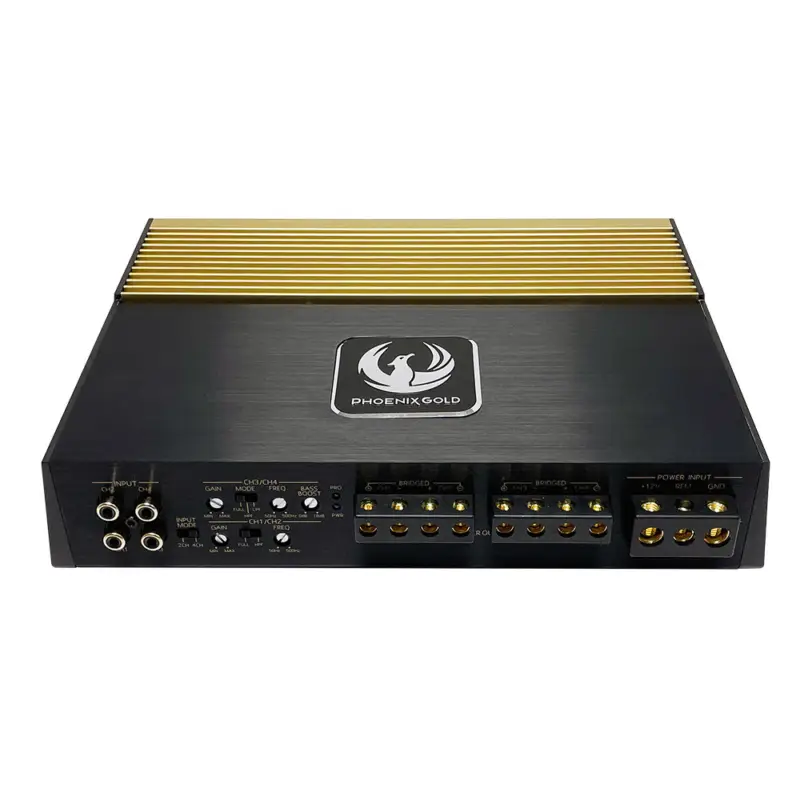 Amplificator auto Phoenix Gold ZQ5004, 4 canale, Class A/B, editie limitata Ofertă de sezon