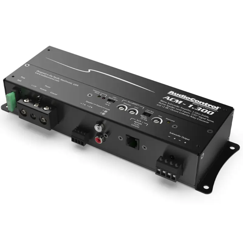 Popular Amplificator subwoofer mono AudioControl ACM-1.300 cu AccuBASS, 300W RMS, clasa D